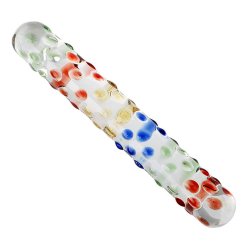 Glasdildo TRUE COLORS 17cm 