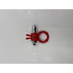 Penisring med vibrator. Med mund �jne og �re.