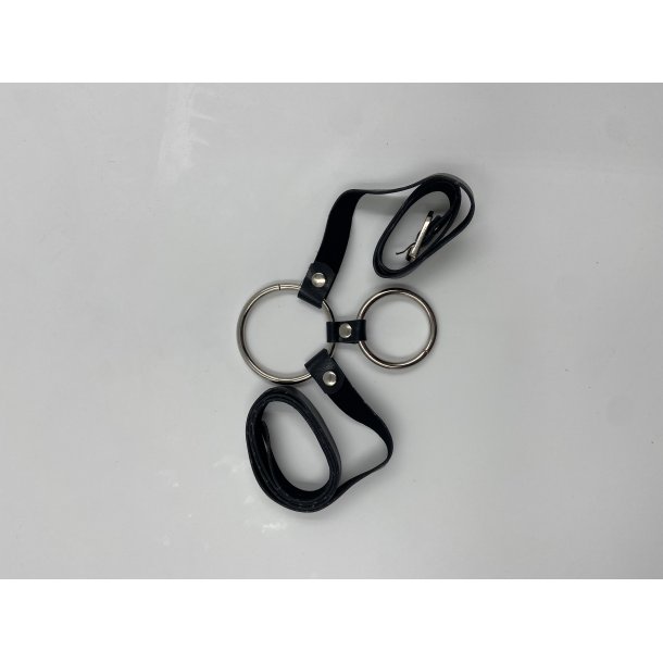 Metal Penisring med 2 Ringe