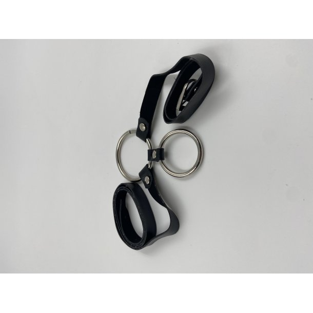 Metal Penisring med 2 Ringe