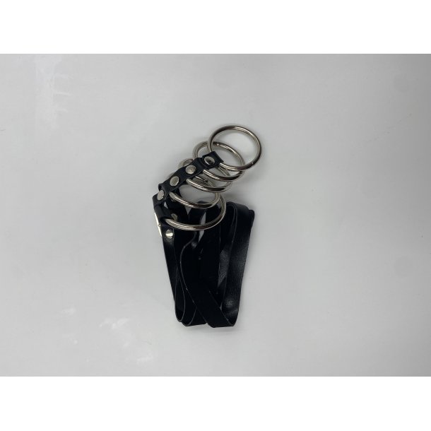 Metal Penisring med 5 Ringe