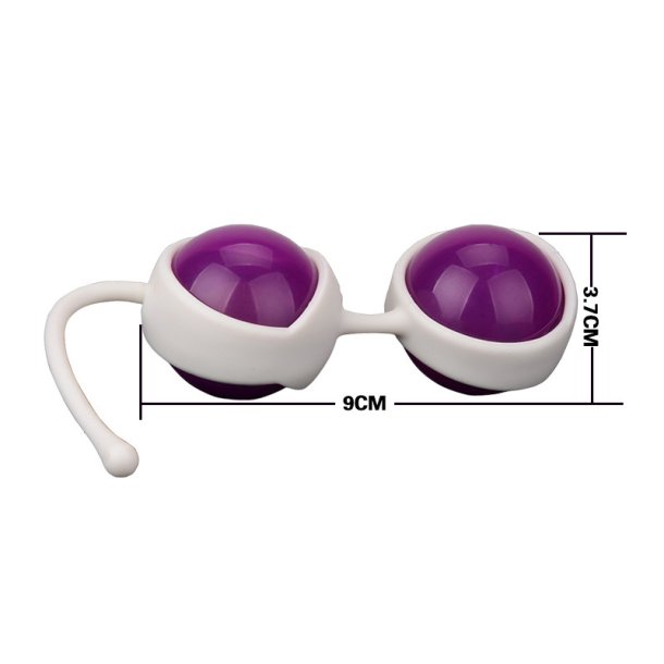 Kegel balls trainer 2 stk, lilla 