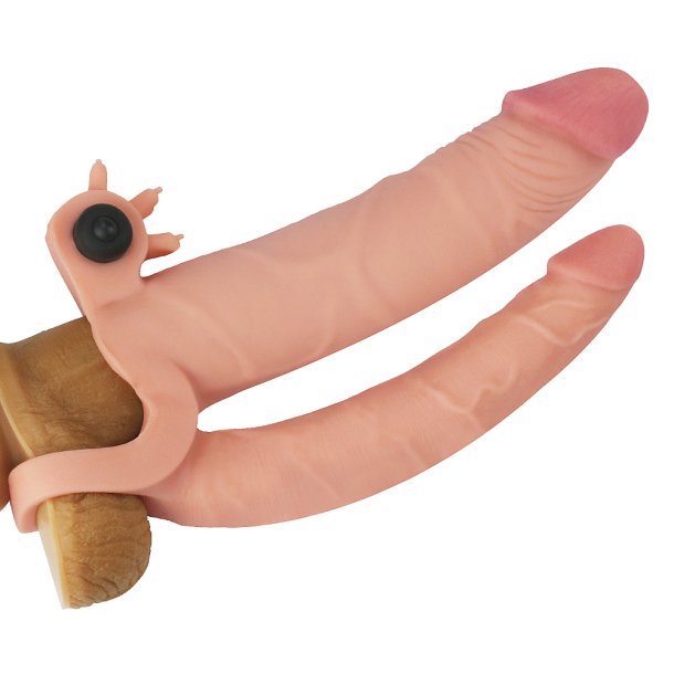 Penis sleeve dildo med bullet