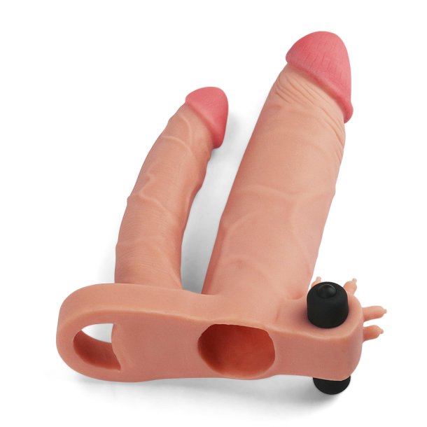 Penis sleeve dildo med bullet