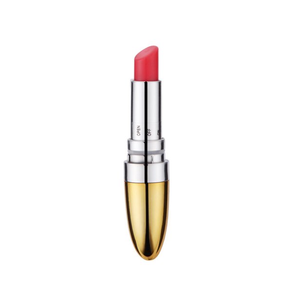 Golden lipstick vibrator - guld