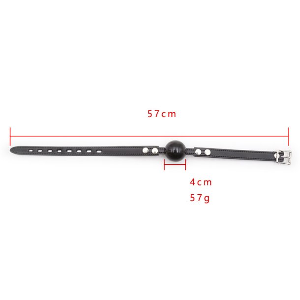 Ballgag classic, sort 