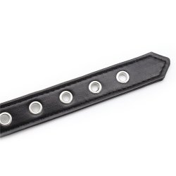 Silikone gagball p� metalstang - sort/r�d