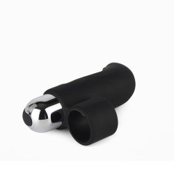 Fingervibrator silikone touch, sort