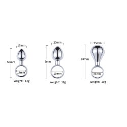 Buttplugs rabatpakke st�l - 3 stk