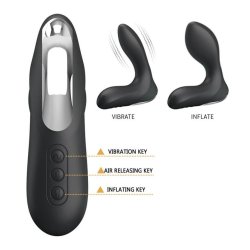 Udvidende prostata vibrator silikone