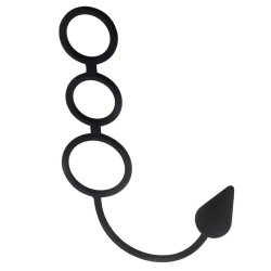 Multiman penisring med anal plug