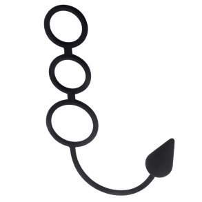 Multiman penisring med anal plug