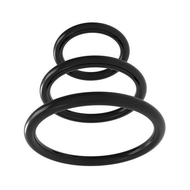 Silikone penisringe BIG STUD