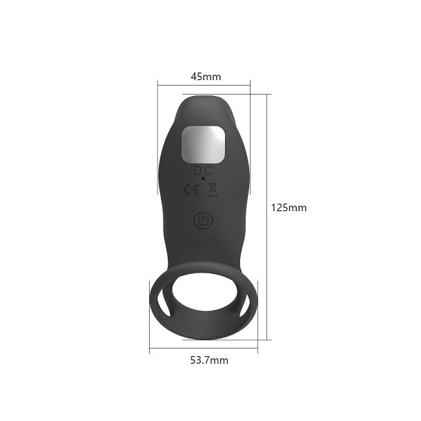 Penis &amp; klit vibrator Mega buzz inkl. remote