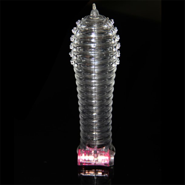 Penis sleeve m. klitorisvibrator