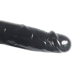 Realistisk dildo m. sugekop 15cm, sort