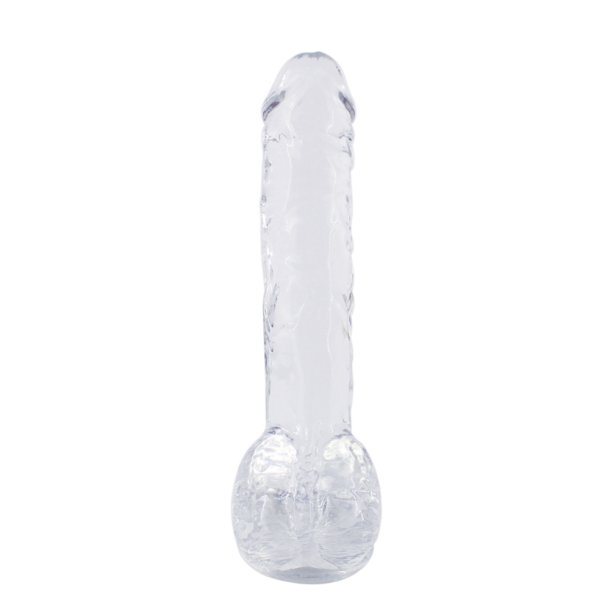 Transparent dildo LOVEDONG 21cm