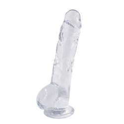 Dildo LOVEDONG transparent 24cm