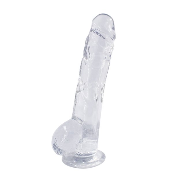 Dildo LOVEDONG transparent 24cm