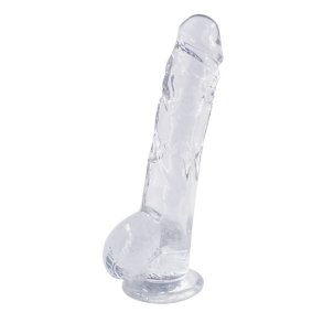 Transparent dildo LOVEDONG 21cm