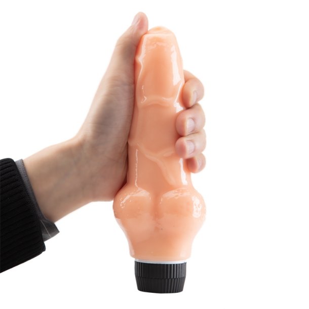 Fed vibrerende dildo 20cm flesh