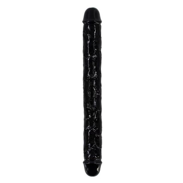 Dobbelt dildo 31cm sort