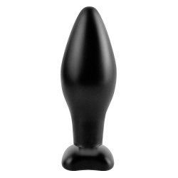 Buttplug silikone sort, medium