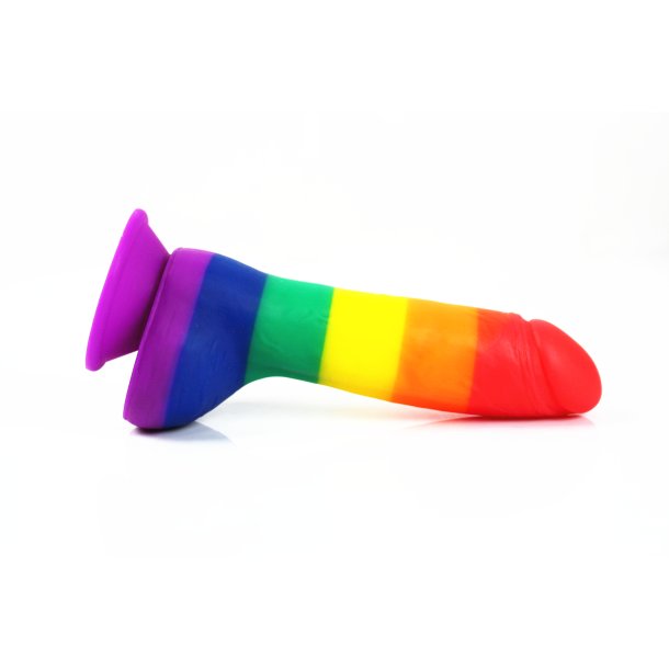 Pride dildo 19cm silikone lux
