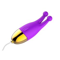 Fjernstyret klitoris vibrator, lilla 