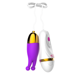 Fjernstyret klitoris vibrator, lilla 