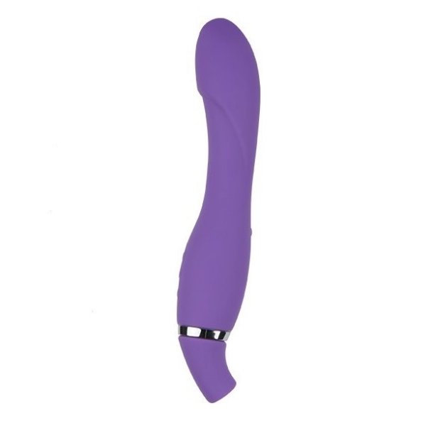 2-i-1 vibrator dildo + klitoris sugefunktion