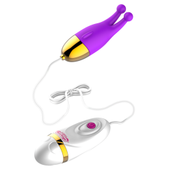 Fjernstyret klitoris vibrator, lilla 