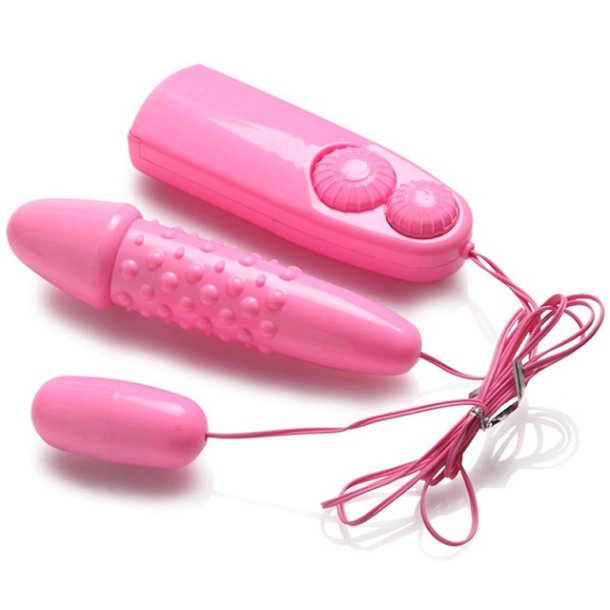 Dual fun �g+dildo - pink