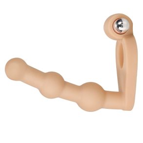 Penisring m. anal plug og mini vibrator