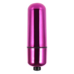 Mini bullet vibrator - metallic pink