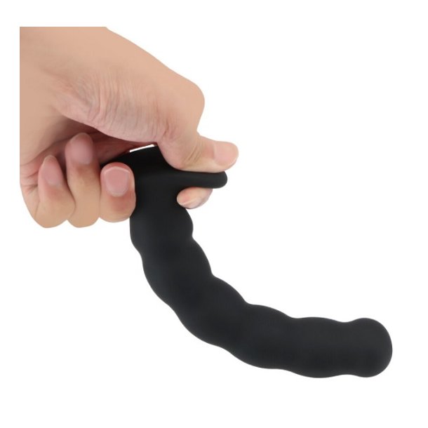 Silikone dildo + anal 16cm