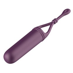 Klitorisvibrator long love 18cm, lilla
