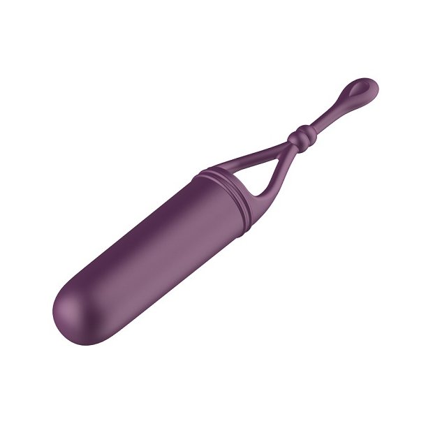 Klitorisvibrator long love 18cm, lilla