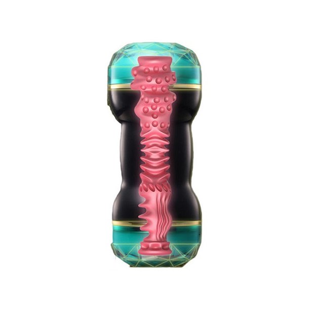 Delux double fun masturbator mund+anal