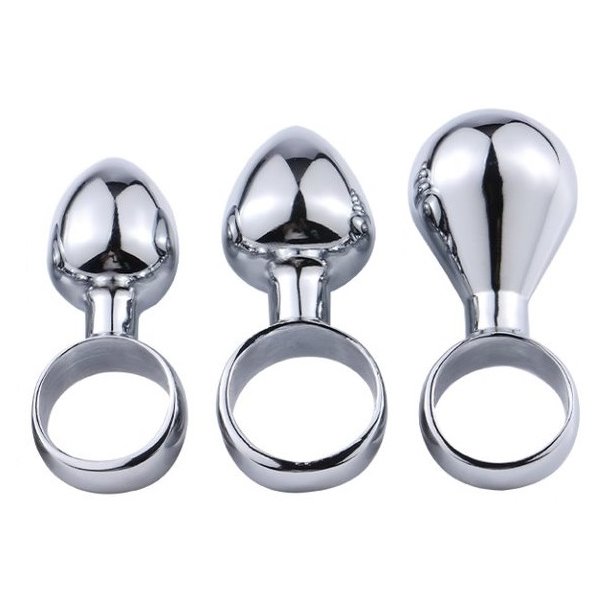 Buttplugs rabatpakke st�l - 3 stk