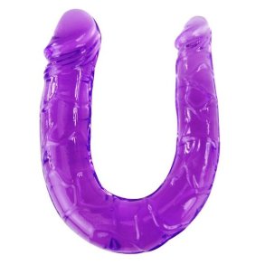 Double Dong jelly 28cm, lilla 