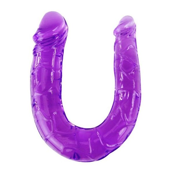 Double Dong jelly 28cm, lilla 
