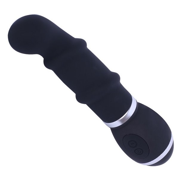 Rillet dildovibrator 12 speed, sort 