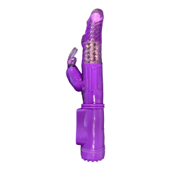 Rabbit &amp; kugle vibrator purple