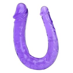 XL dobbelt dildo 46cm lilla