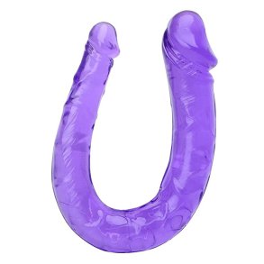 Dobbelt dildo 31cm, lilla