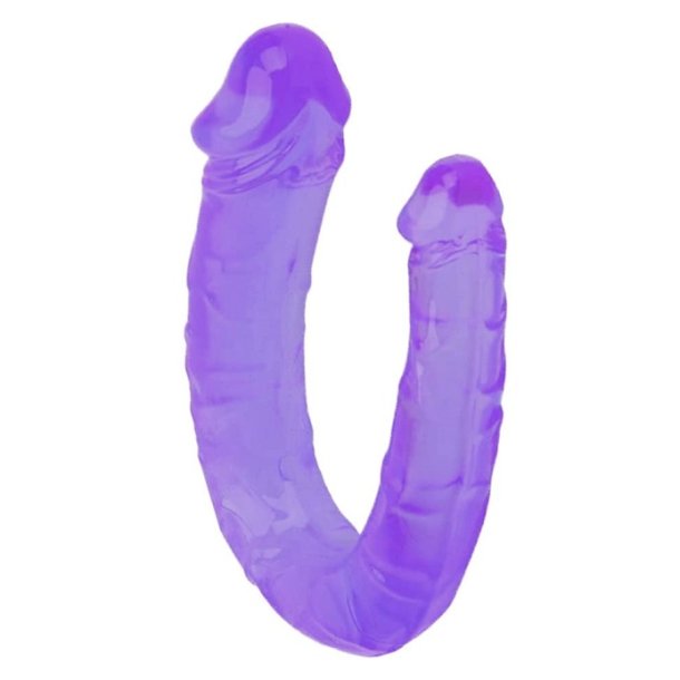 Dobbelt dildo 31cm, lilla
