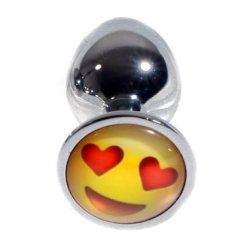 Smiley buttplug heart eyes