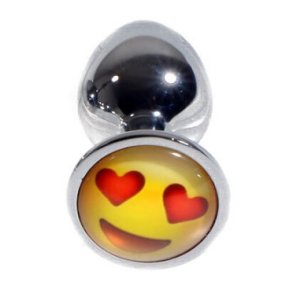 Smiley buttplug heart eyes