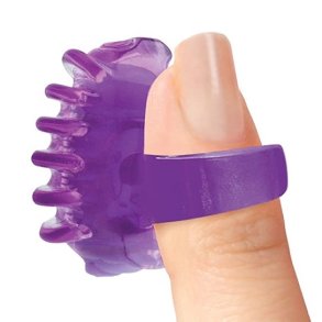 Finger vibrator WAVES purple